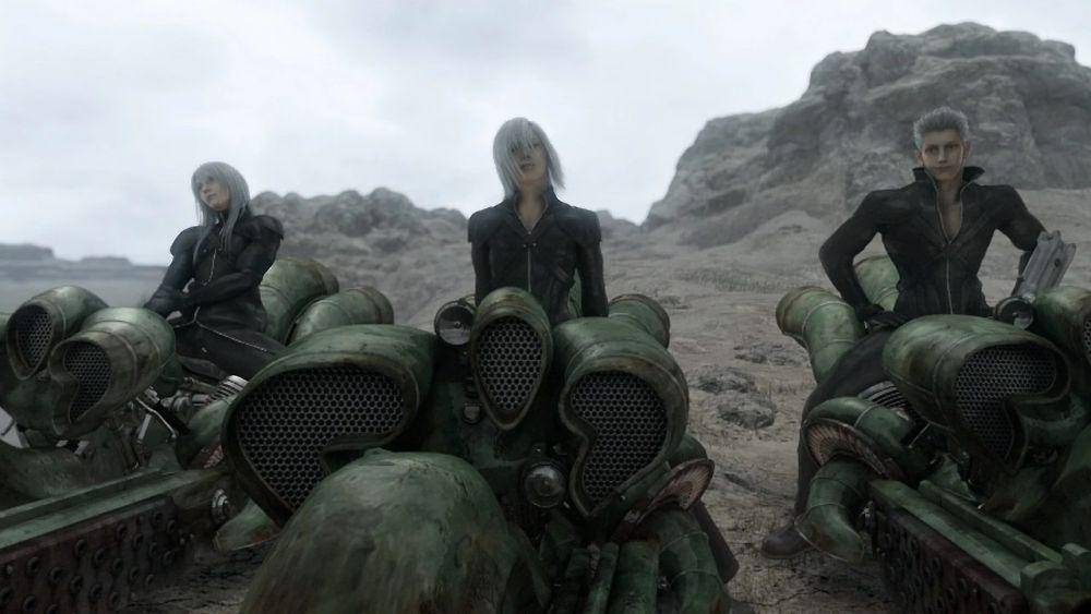 Kadaj, Loz, dan Yazoo (dok. Square Enix/Final Fantasy VII Advent Children)
