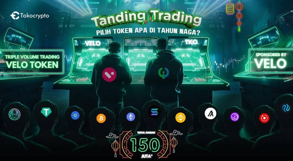 Gebrak Industri Kripto, Tokocrypto dan VELO Siapkan Hadiah Rp150 Juta!