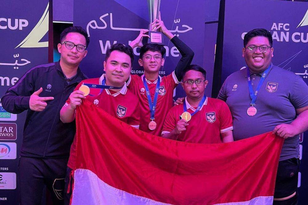 Tim Esports Indonesia menjadi juara di AFC eAsian Cup 2023 (nstagram.com/rizkyfaidan/)