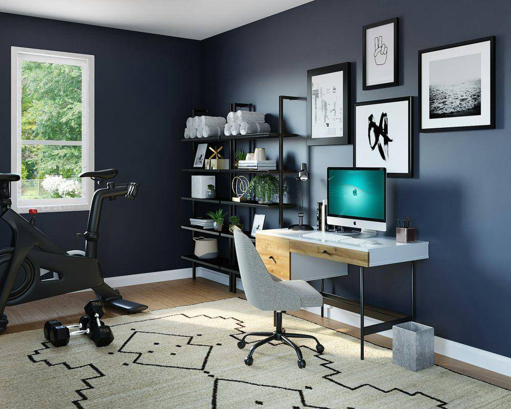 desain ruang kerja yang space saving (unsplash.com/Spacejoy)