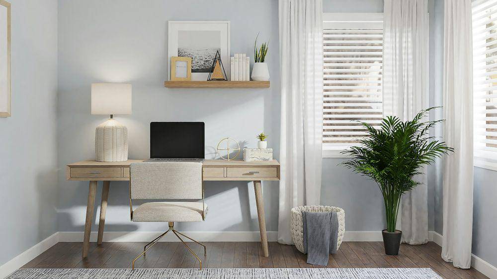 desain ruang kerja yang space saving (unsplash.com/Spacejoy)