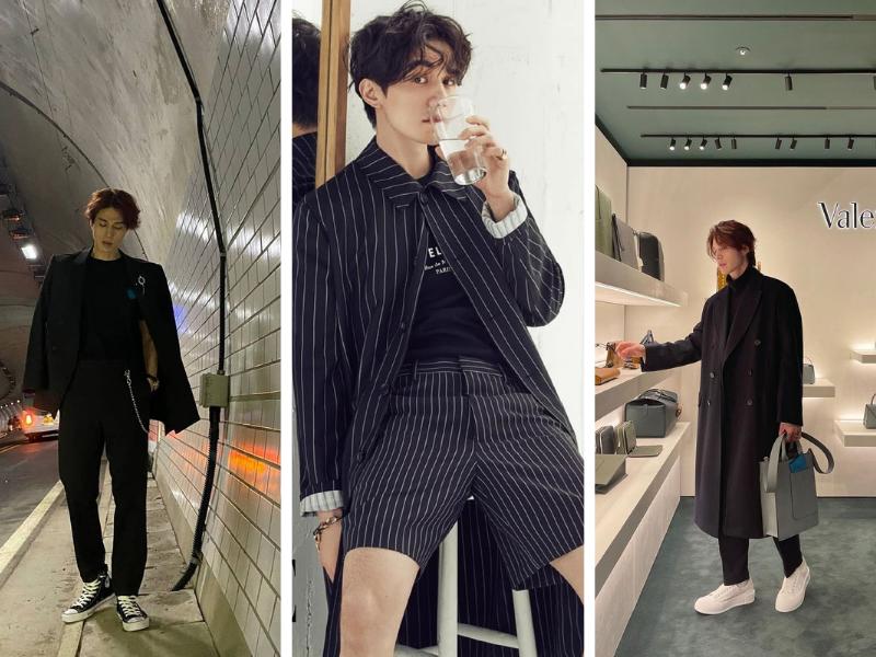 10 Ide Outfit Serba Hitam ala Lee Dong Wook, Tampil Maskulin Abis!
