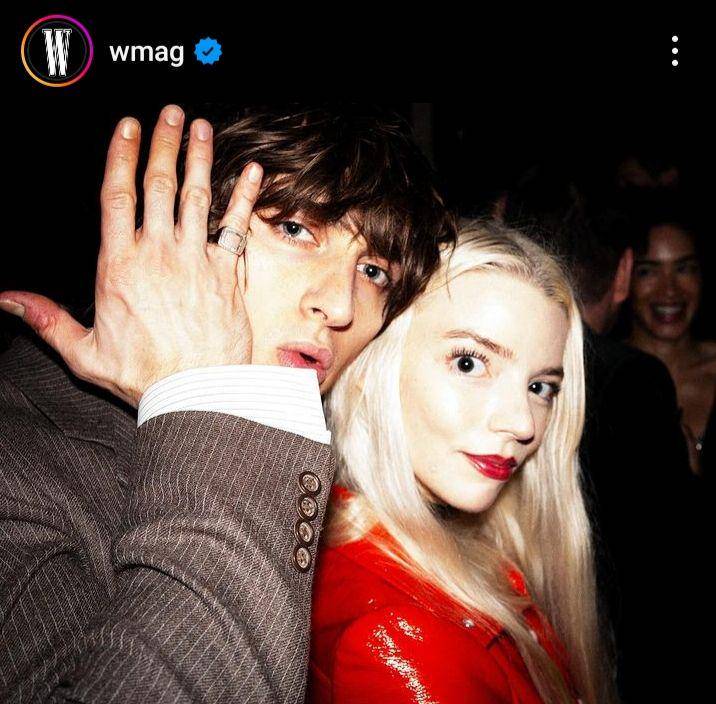 potret Malcolm McRae dan Anya Taylor-Joy di After Party Grammy 2024 (instagram.com/wmag)