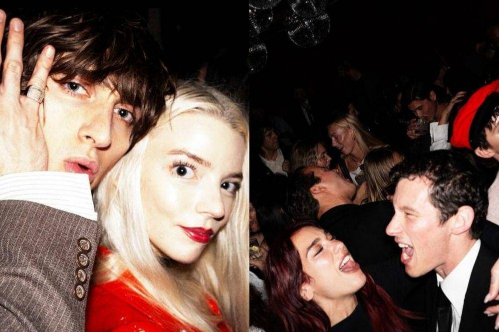 potret Malcolm McRae, Anya Taylor-Joy, Dua Lipa, dan Callum Turner di After Party Grammy 2024 (instagram.com/wmag)