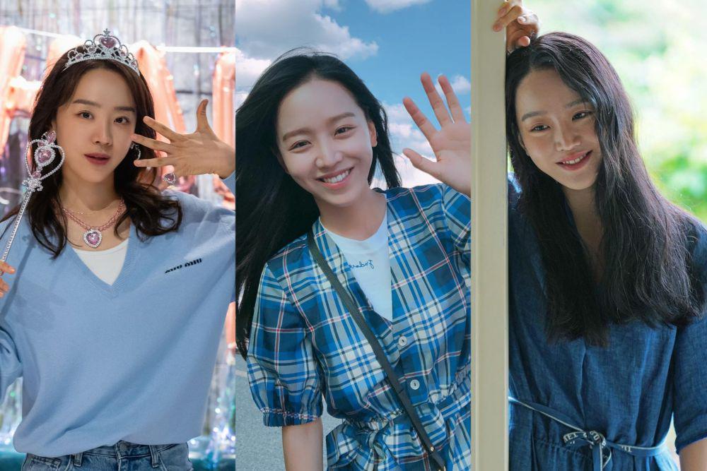 8 Mix and Match Nuansa Biru ala Shin Hye Sun, Fresh untuk Musim Semi!