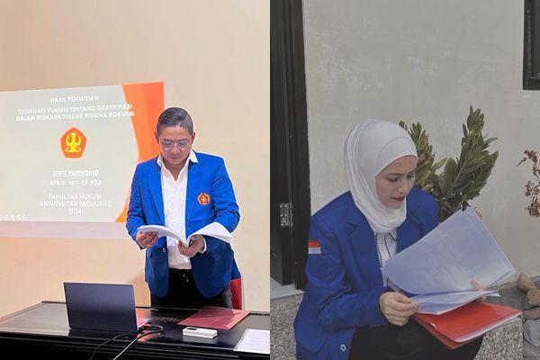 7 Potret Pasha dan Adelia Ujian Skripsi, Resmi Sarjana Hukum