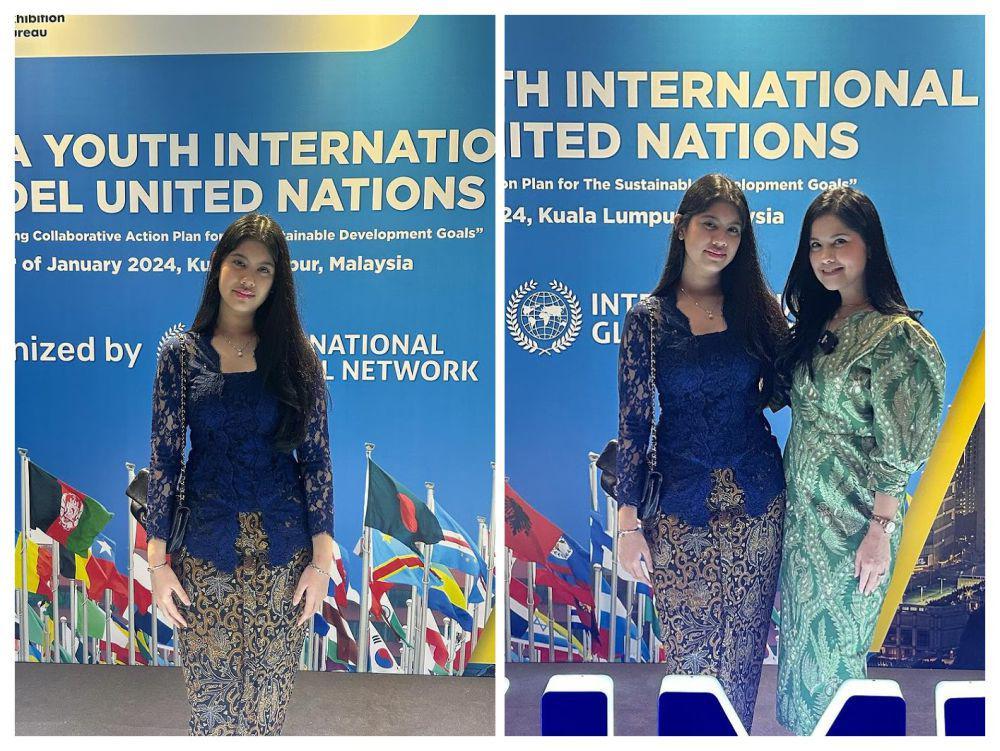 10 Potret Almira Yudhoyono Ikut Ajang Model United Nation di Malaysia