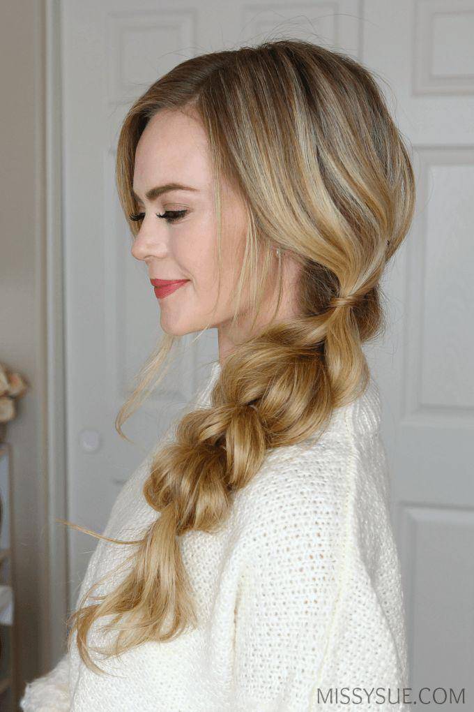 Potongan side braid (Pinterest.com/Missysue.com)