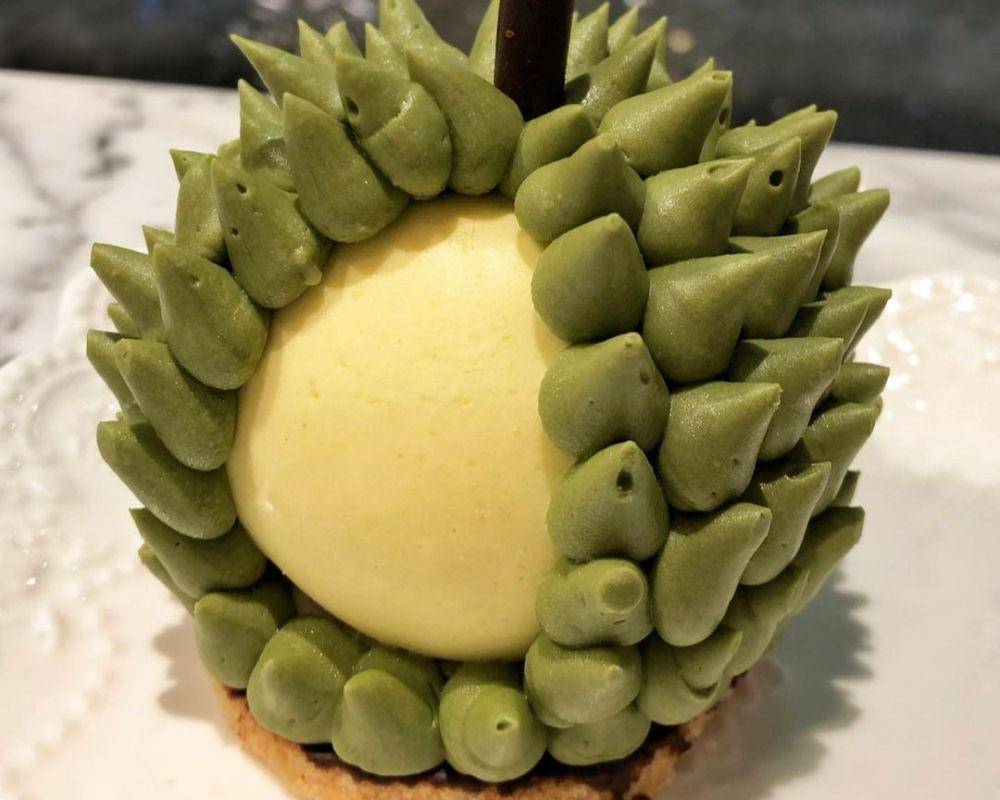 Ilustrasi durian mousse (instagram.com/_minnieeats_)