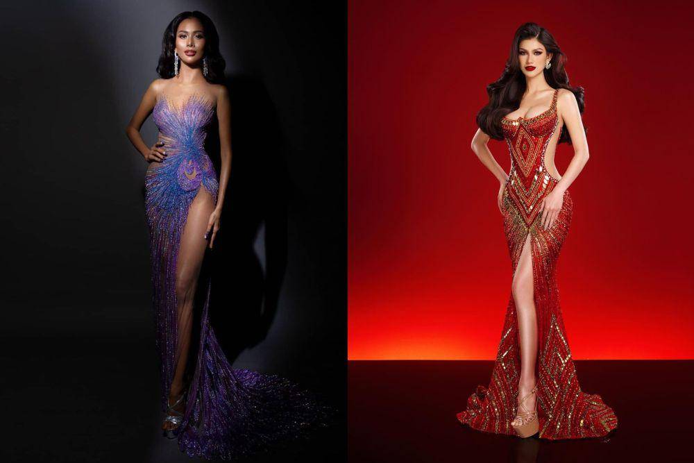 Potret Gaun Malam Beauty Queen Yayasan Dunia Mega Bintang (instagram.com/yayasanduniamegabintang)