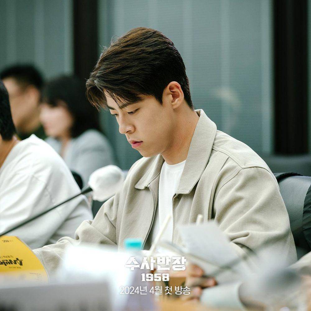 Choi Woo Sung di pembacaan naskah drama Chief Detective 1958 (instagram.com/mbcdrama_now)