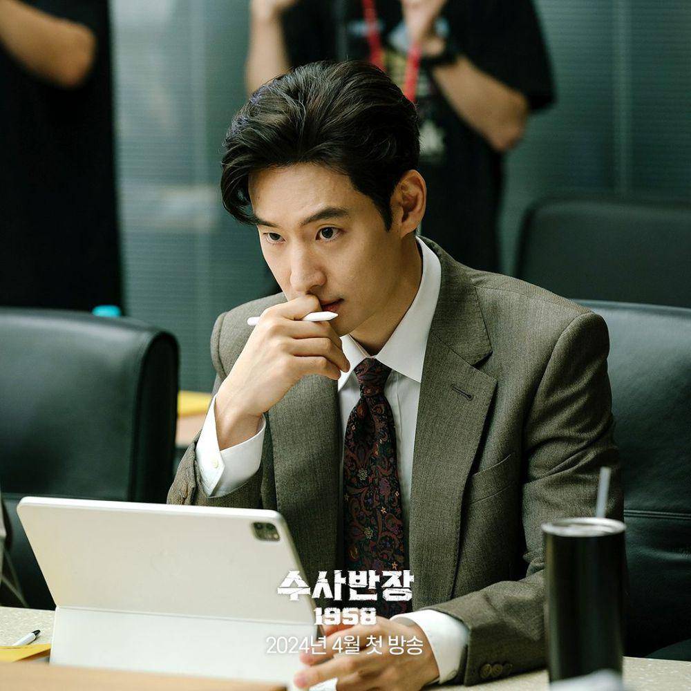 Lee Je Hoon di pembacaan naskah drama Chief Detective 1958 (instagram.com/mbcdrama_now)