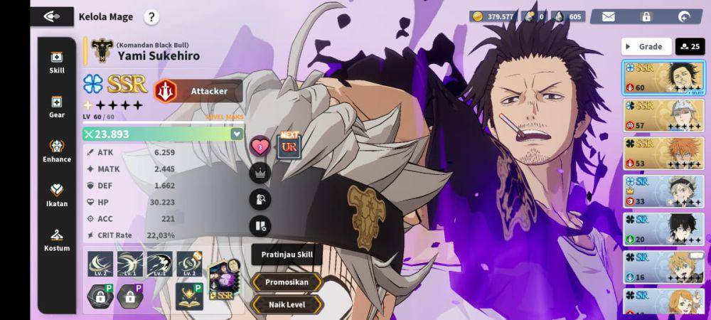 karakter di game Black Clover M (dok. VIC Game Studios/Black Clover M)