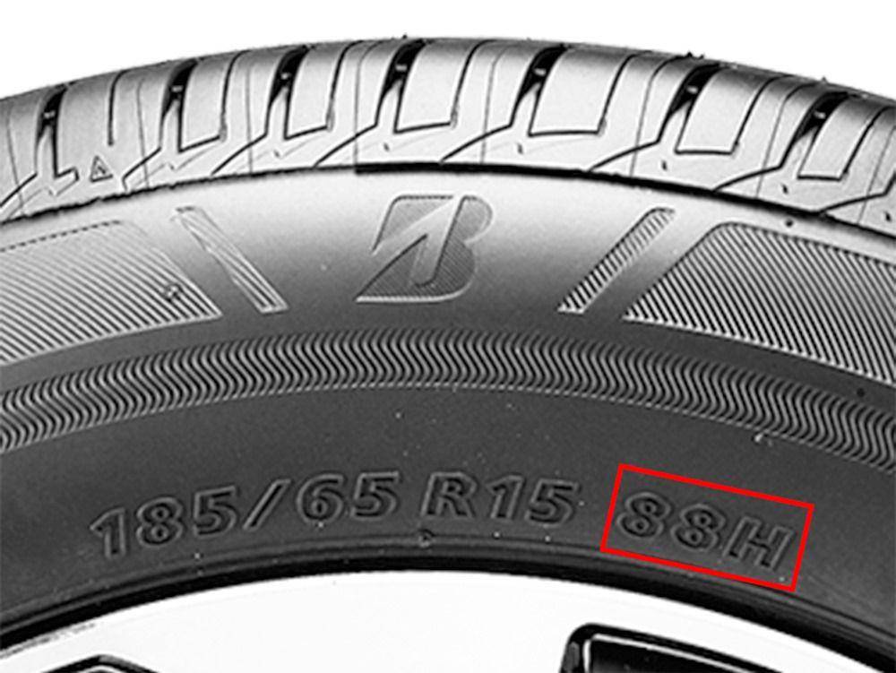 Indeks beban di ban mobil (Bridgestone)
