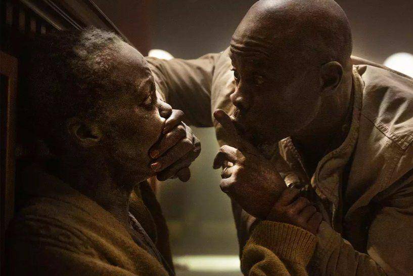 Lupita Nyong'o dan Djimon Hounsou dalam film A Quiet Place: Day One (dok. Paramount Pictures/A Quiet Place: Day One)