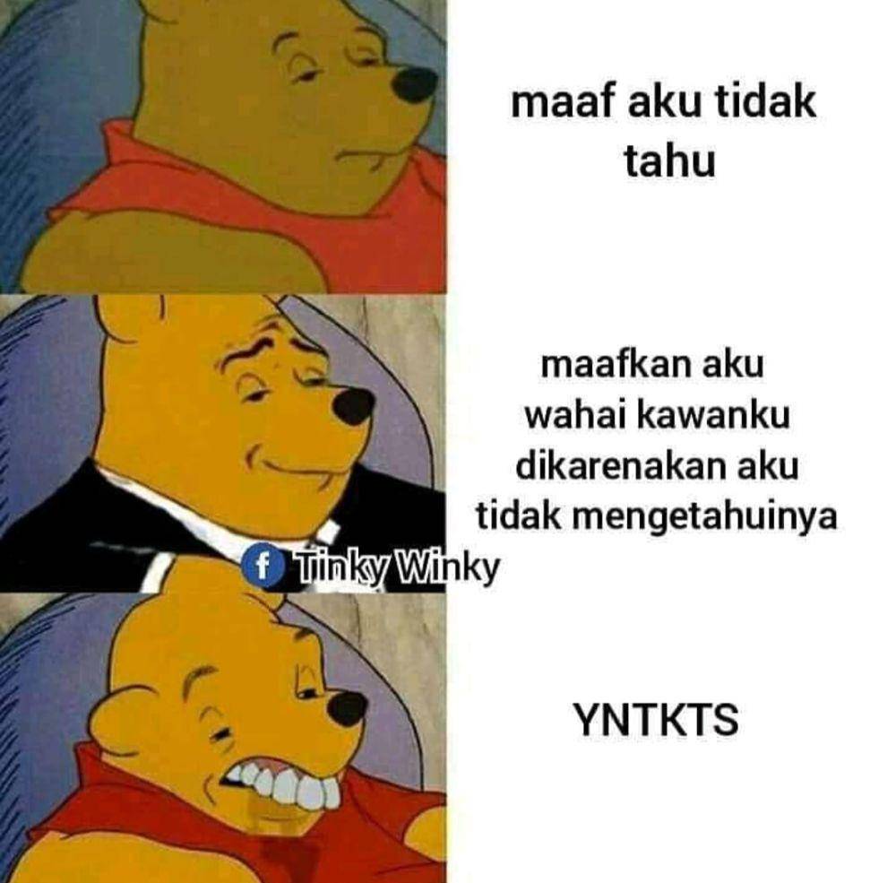 meme Winnie the Pooh (instagram.com/komersial.beract)