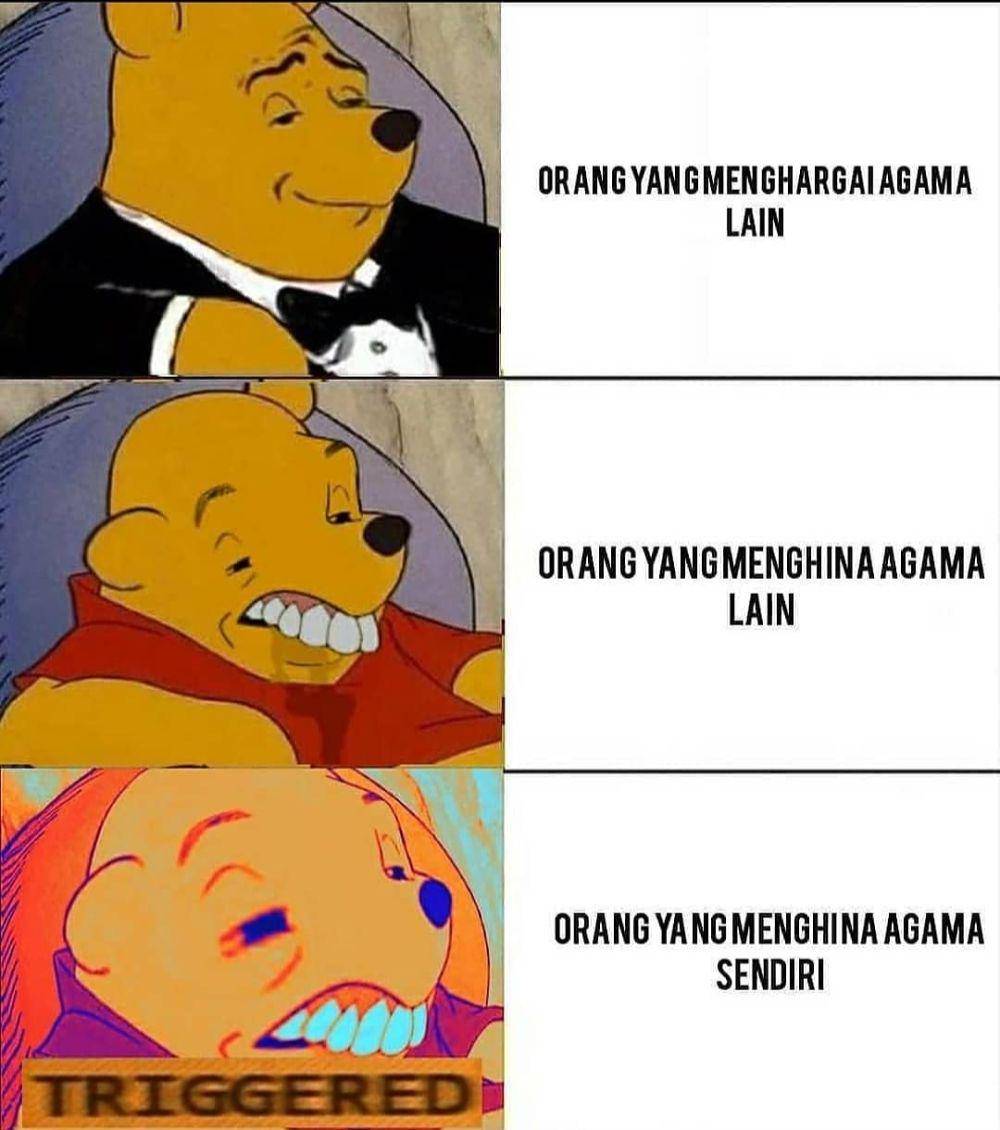 meme Winnie the Pooh (instagram.com/awshitpostid)