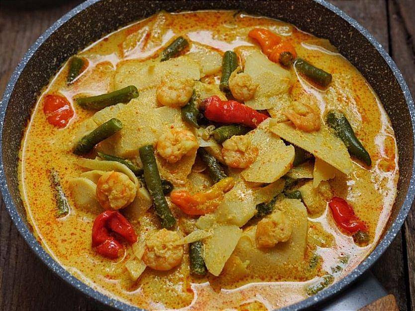 ilustrasi gulai rebung udang (instagram.com/susie.agung)