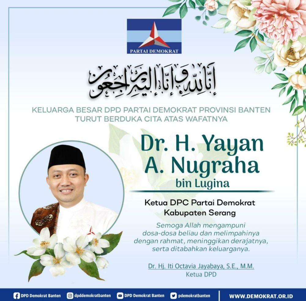 Sudah Meninggal, Ketua Demokrat Serang Masih Dapat 1.524 Suara