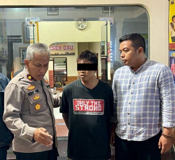 SA saat dibekuk pihak kepolisian. (Dok. Humas Polres Malang)