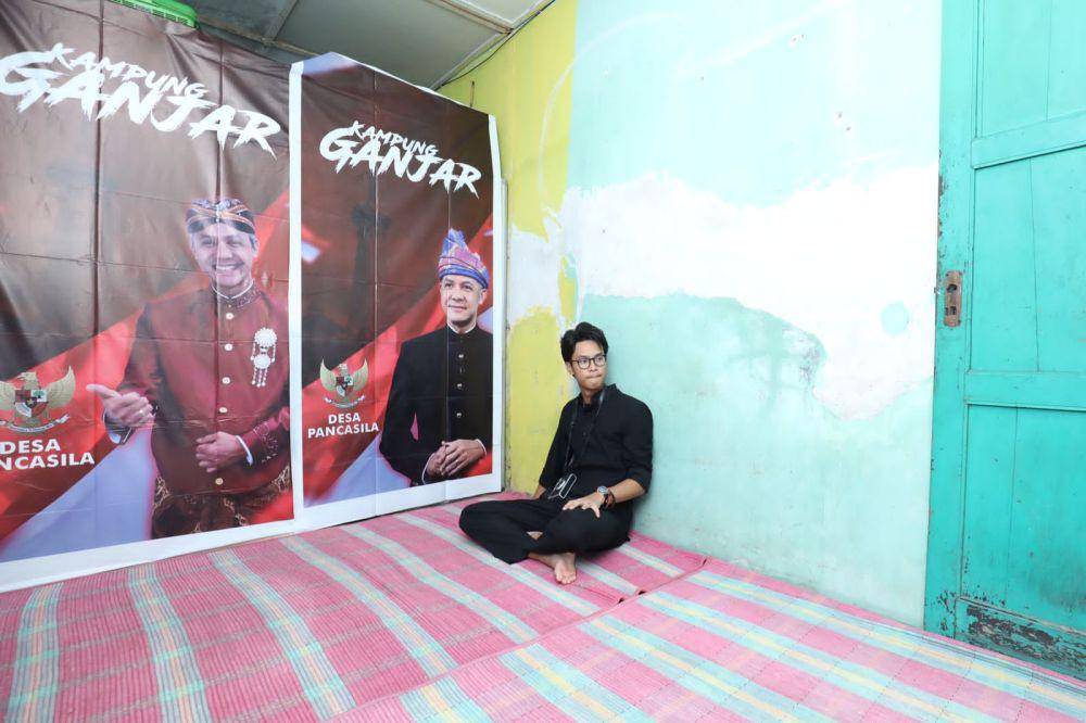 Muhammad Zinedine Alam Ganjar napak tilas ke indekos ayahnya selama masa sekolah dan kuliah di daerah Pakel Baru Selatan, Yogyakarta (IDN Times/Istimewa)
