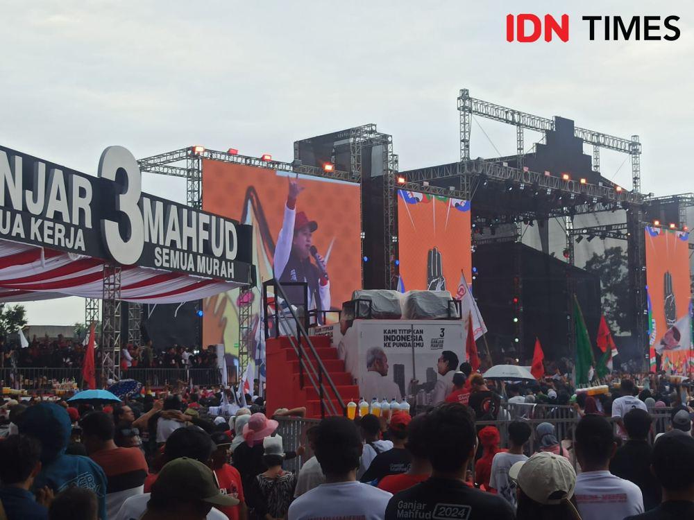 Respons Puan Saat Kampanye Ganjar Dihadiri Pendukung Prabowo