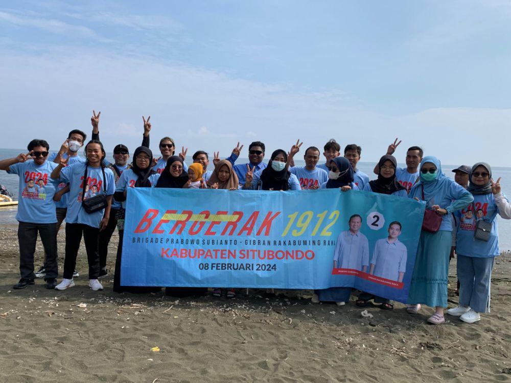 Relawan Banyuwangi, Situbondo, Bondowoso Deklarasi Prabowo 1 Putaran