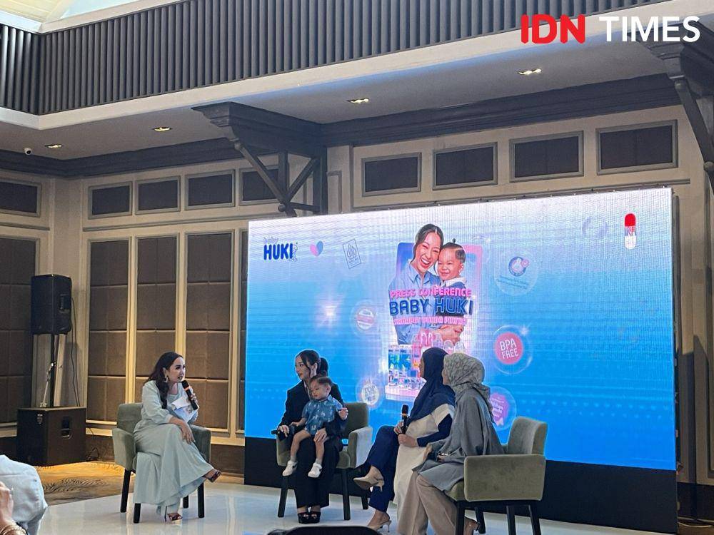 Press Conference Baby HUKI pada Rabu (9/12/24) di Jakarta Selatan. (IDNTimes/Dina Fadillah Salma)