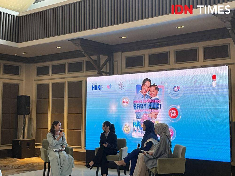 Press Conference Baby HUKI pada Rabu (9/12/24) di Jakarta Selatan. (IDNTimes/Dina Fadillah Salma)
