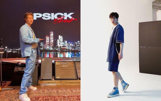 7 Ide Outfit Biru ala Joohoney MONSTA X, Formal hingga Street Style!