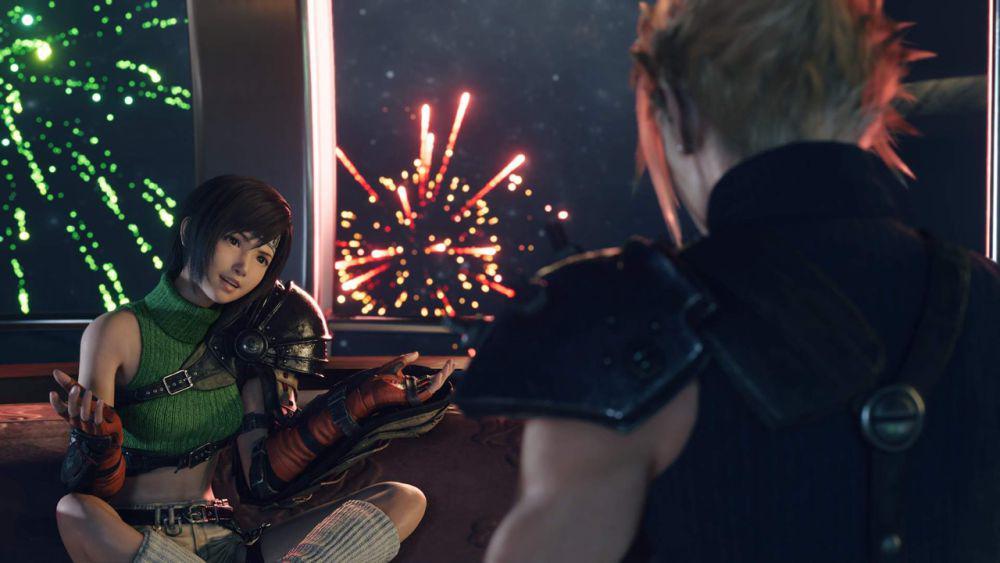 Yuffie Kisaragi dan Cloud Strife (dok. Square Enix/Final Fantasy VII Rebirth)