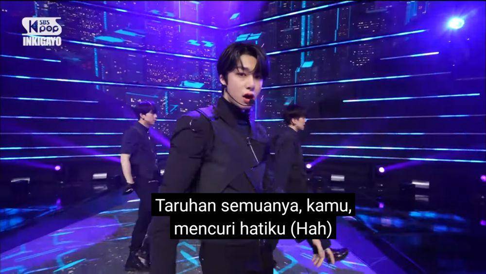 cuplikan penampilan MONSTA X (youtube.com/@SBSKPOP)
