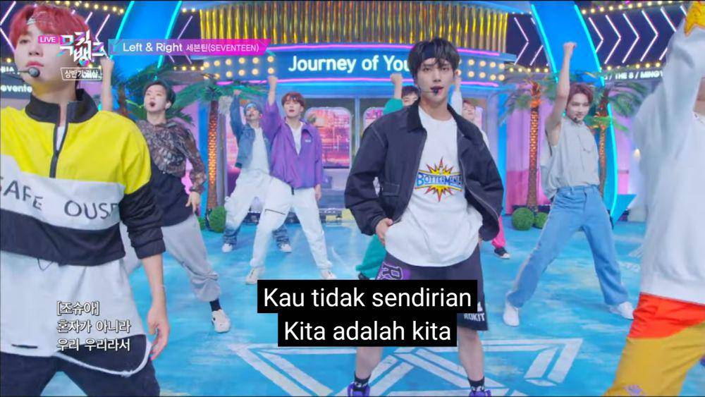 cuplikan penampilan SEVENTEEN (youtube.com/KBS WORLD Indonesia)