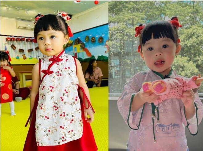 7 Potret Ameena Pakai Baju Qipao, Ikut Rayakan Tahun Baru Imlek!