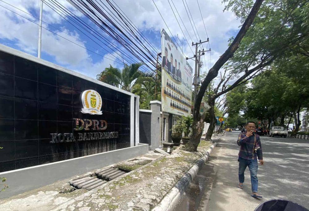 Kantor DPRD Kota Banjarmasin.