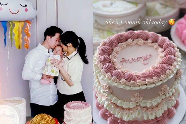 7 Potret Perayaan 1 Bulan Avery, Putri Valencia Tanoe-Kevin Sanjaya
