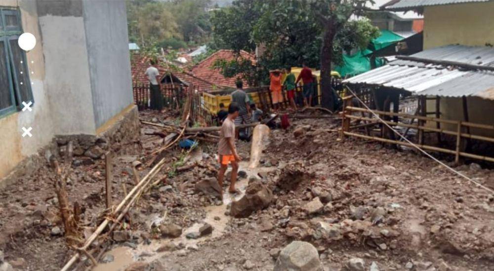 Salah satu daerah rawan banjir dan longsor di Kota Bima. (dok. BPBD NTB)