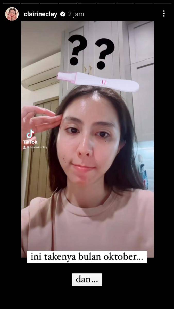 potret Joshua dan Clairine Clay umumkan kehamilan (instagram.com/clairineclay)