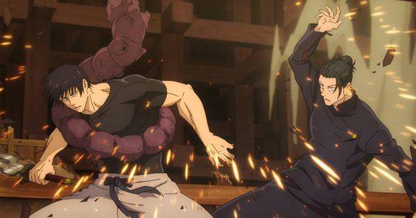 Geto gagal merebut kutukan milik Tojii ( Dok. Mappa / Jujutsu Kaisen 2 )