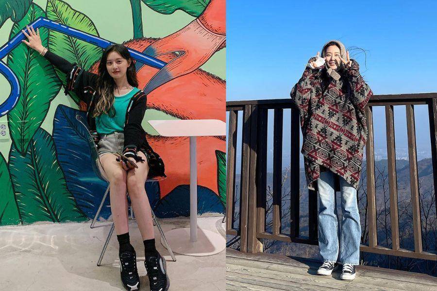 Adu Gaya Kim Ji Won vs. Lee Joo Bin (instagram.com/geewonii| instagram.com/hellobeen)