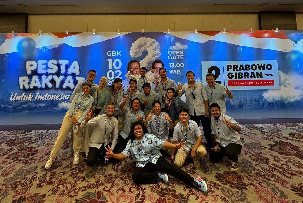 potret artis hadiri kampanye akbar Prabowo-Gibran (instagram.com/tarrabudiman)