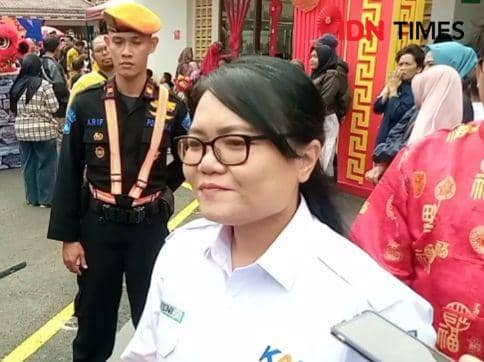 Feni Novida Saragih, Humas KAI Daop 5 Purwokerto, Sabtu (10/2/2024).(IDN Times/Cokie Sutrisno)