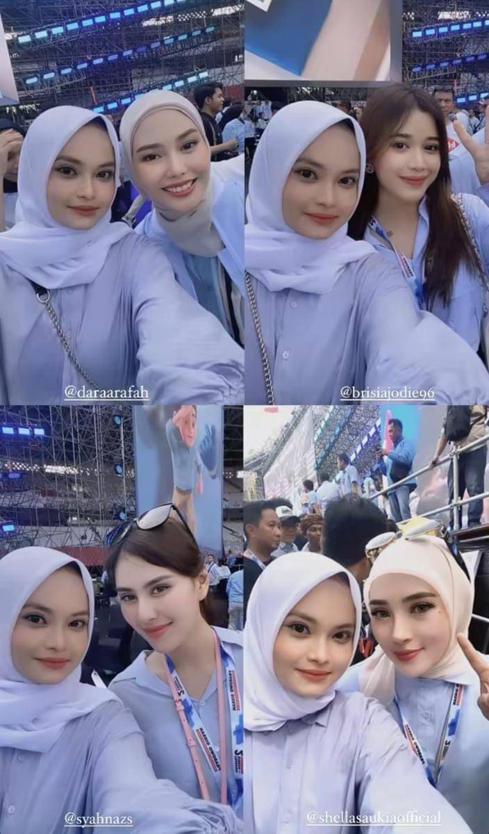 potret Brisia Jodie ikut kampanye akbar Prabowo-Gibran (instagram.com/brisiajodie96)