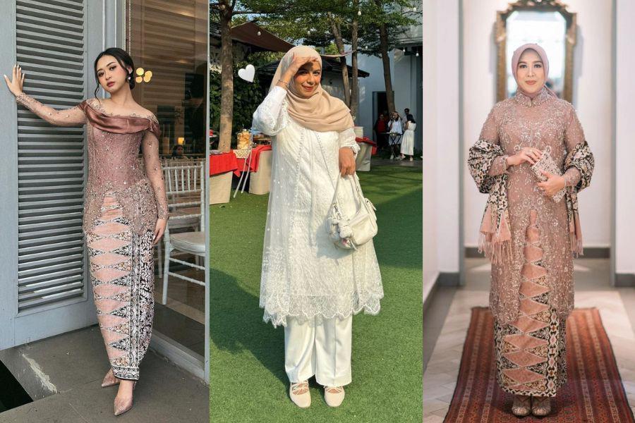 8 Gaya Tamu dan Keluarga di Lamaran Clarissa Putri, Serasi!