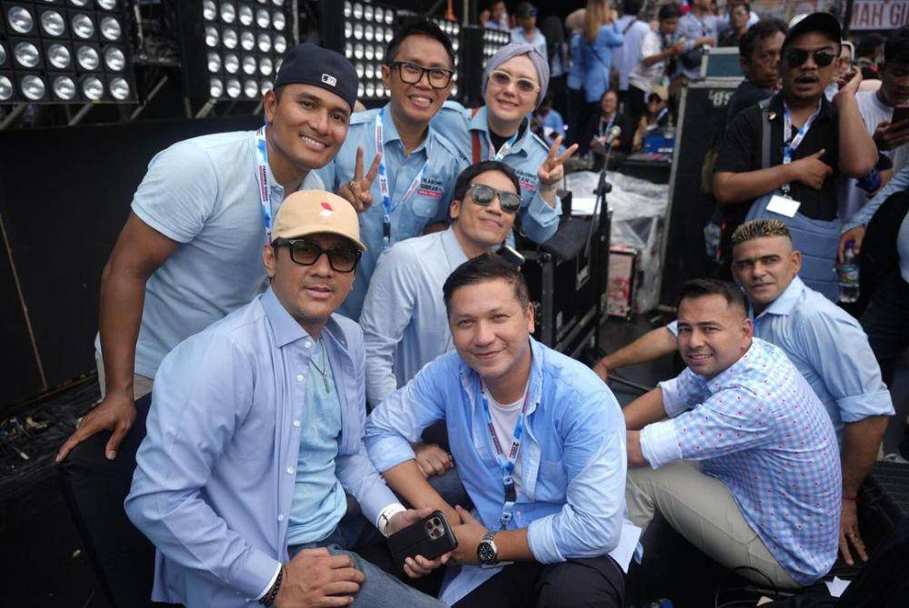 potret artis hadiri kampanye akbar Prabowo-Gibran (instagram.com/andreastaulany)