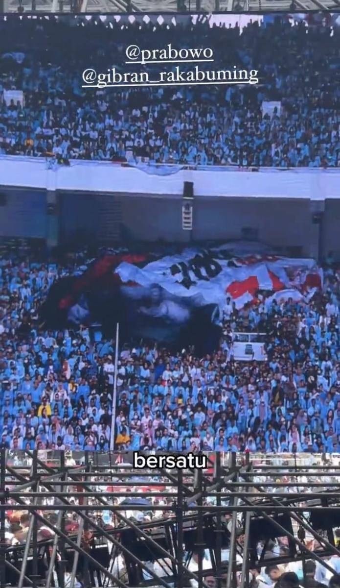 potret Rachel Vennya ikut kampanye Prabowo-Gibran (instagram.com/rachelvennya)