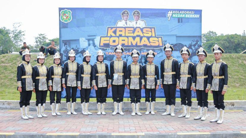 20 Tim Pelajar Ikuti Lomba Kreasi Formasi Pemuda Medan