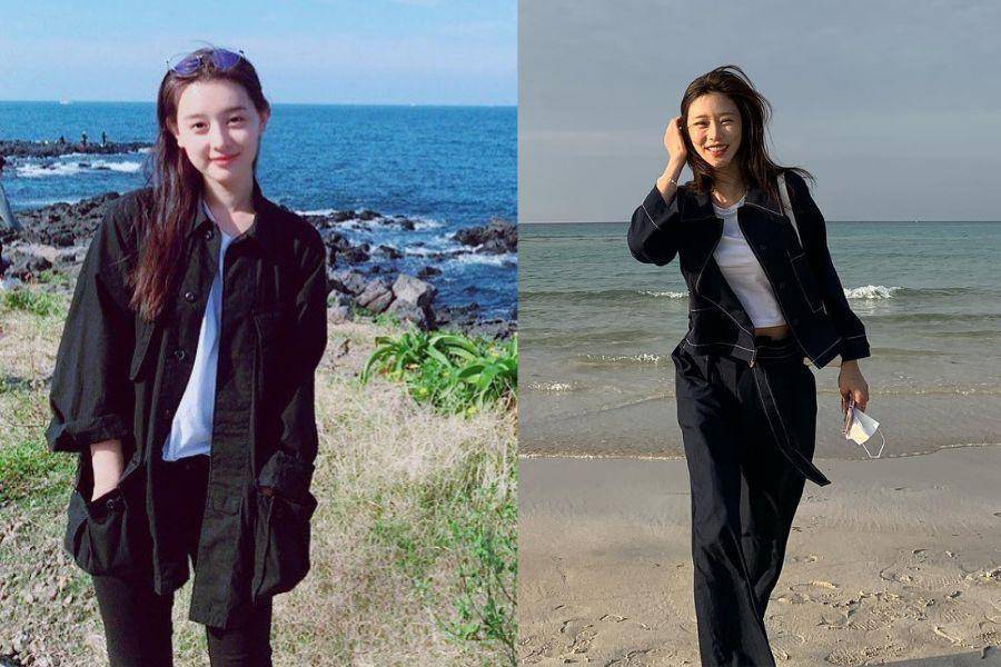 Adu Gaya Kim Ji Won vs. Lee Joo Bin (instagram.com/geewonii| instagram.com/hellobeen)