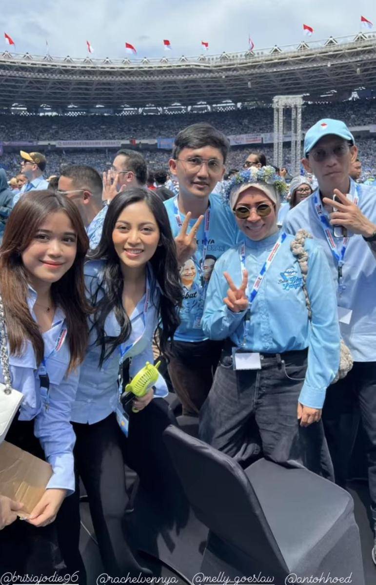 potret Rachel Vennya ikut kampanye Prabowo-Gibran (instagram.com/muh.erlangga.an)