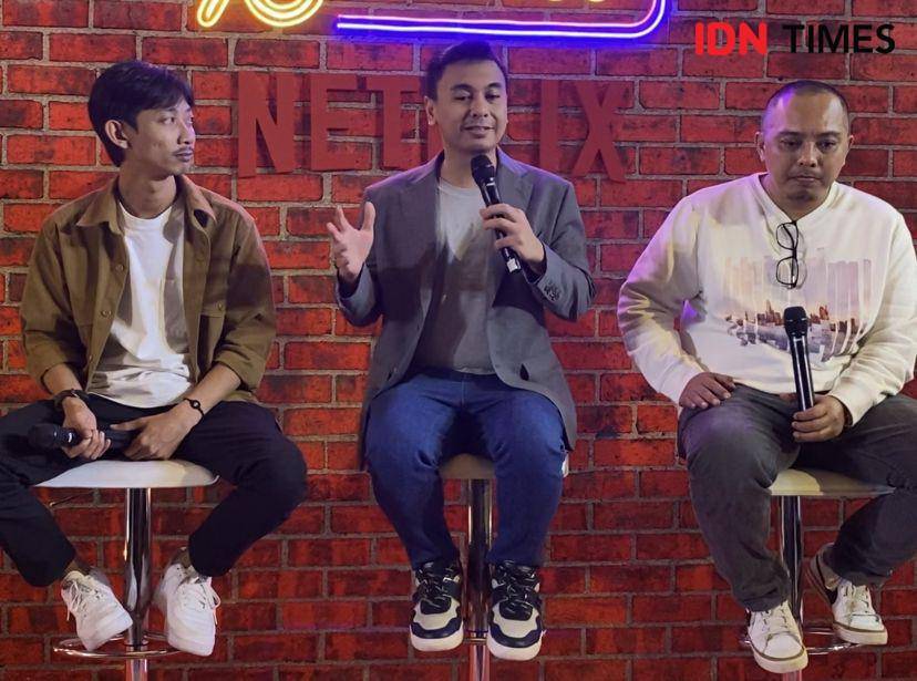 konferensi pers Komedi Kacau di kawasan Menteng, Jakarta Pusat, Sabtu (17/1/2024) (IDN Times/Rani Asnurida)